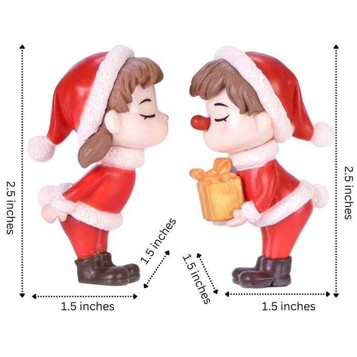 Christmas Couple Miniature Set