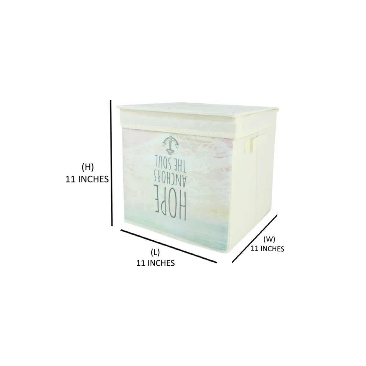 Fabric Storage Box with Lid
