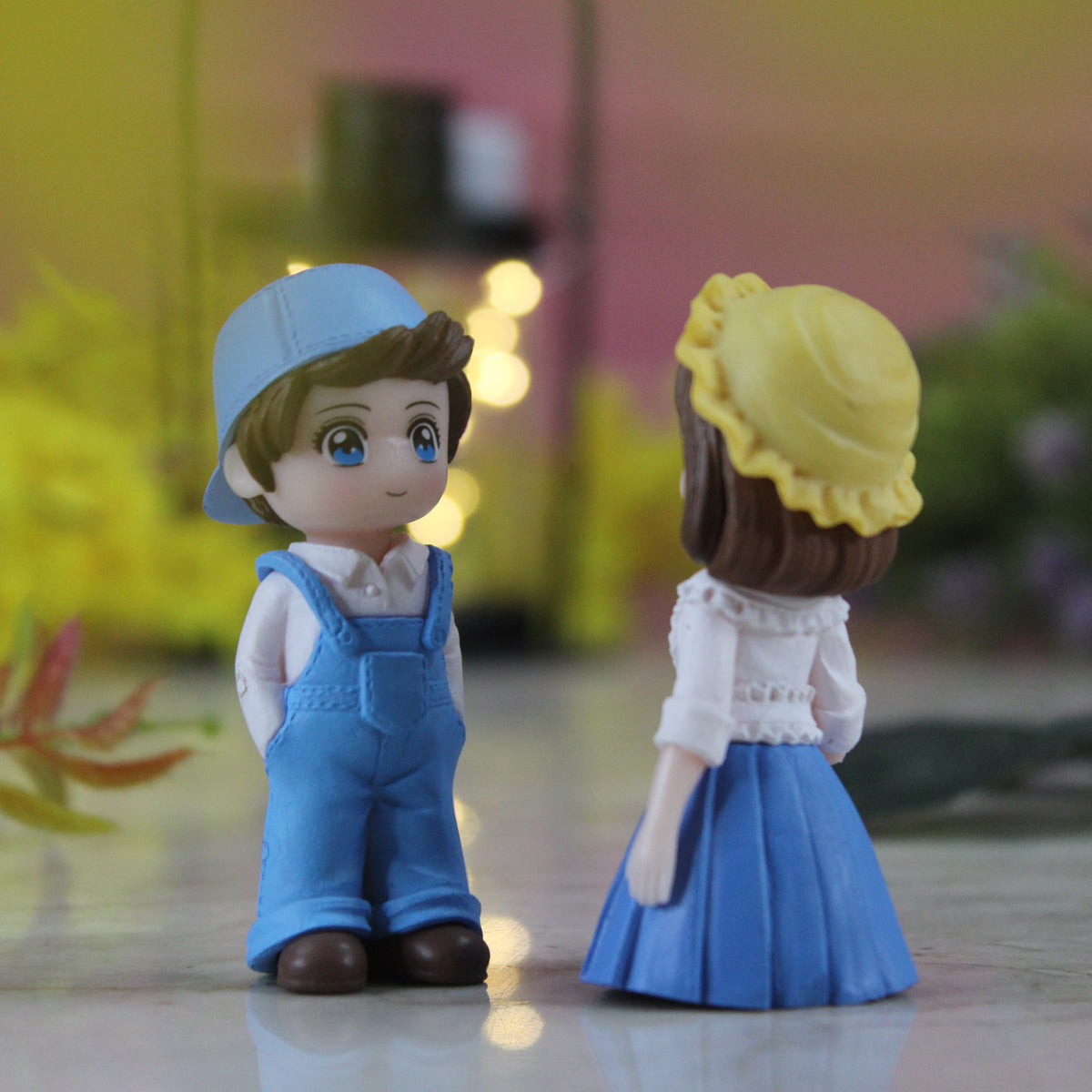 Dungaree Boy Couple Miniature - Design 3
