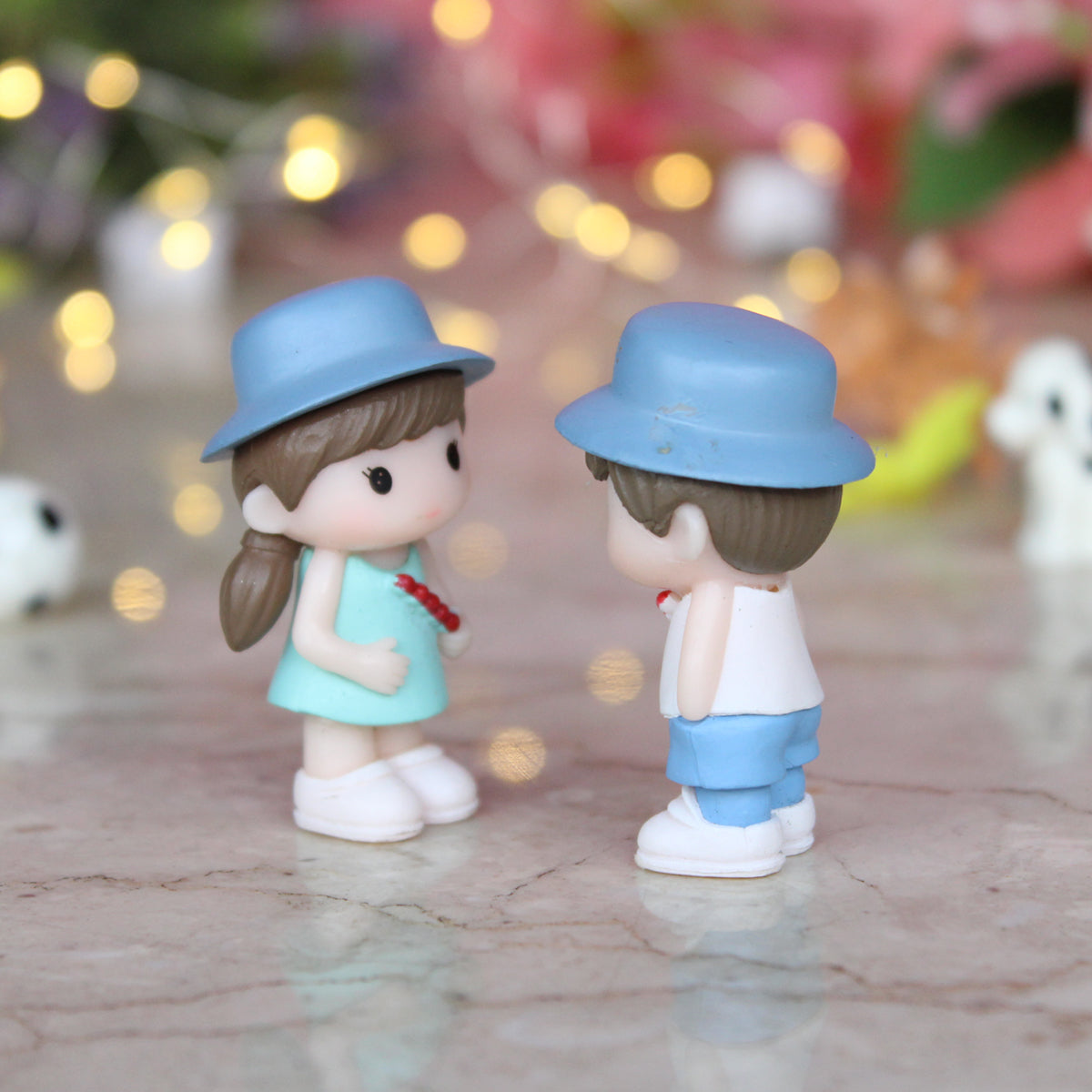 Hat Couple Miniature (Blue)