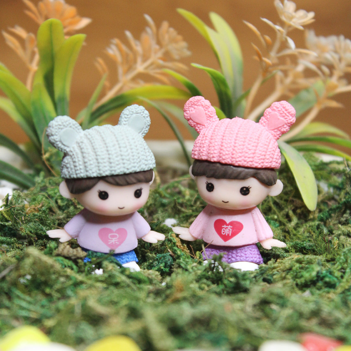 Cute Couple Miniature (Pack of 2)