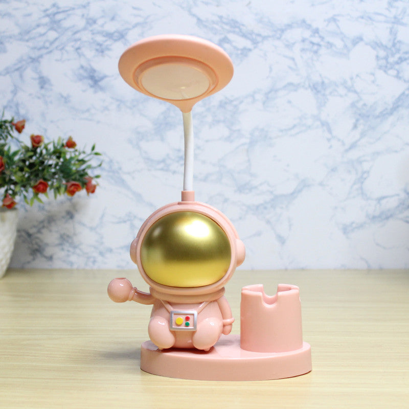 Astronaut Desk Lamp - Pink
