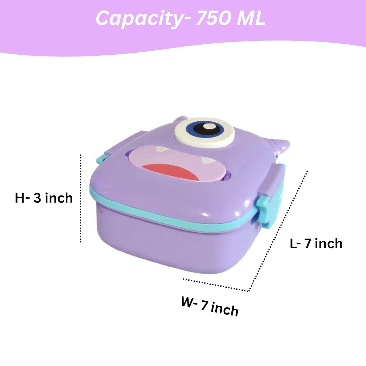 Monster Shape Lunch Box
