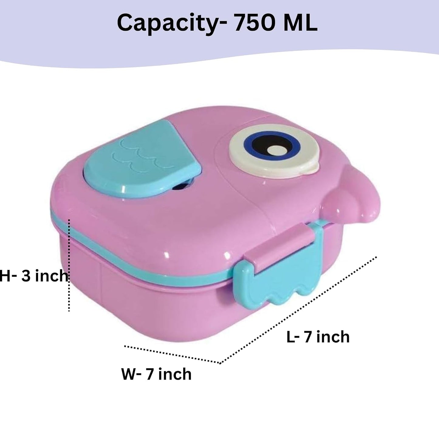 Plastic Lunch Box 750ml