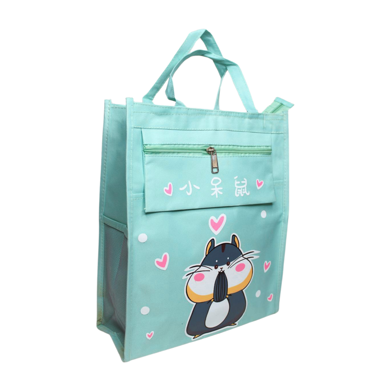 Kids Tuition Tote Bag - Light Green