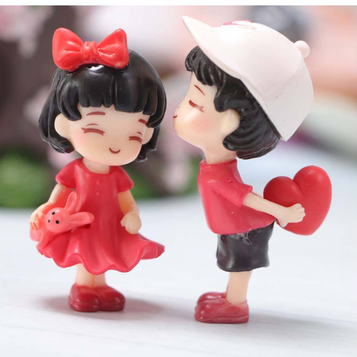 Forehead Kissing Couple Miniature