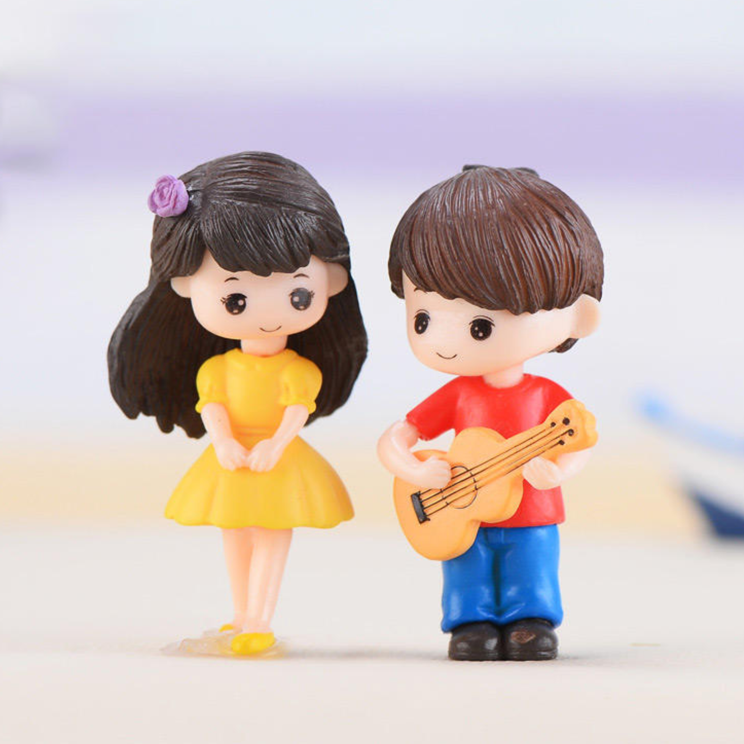 Guitar Couple Miniature Set