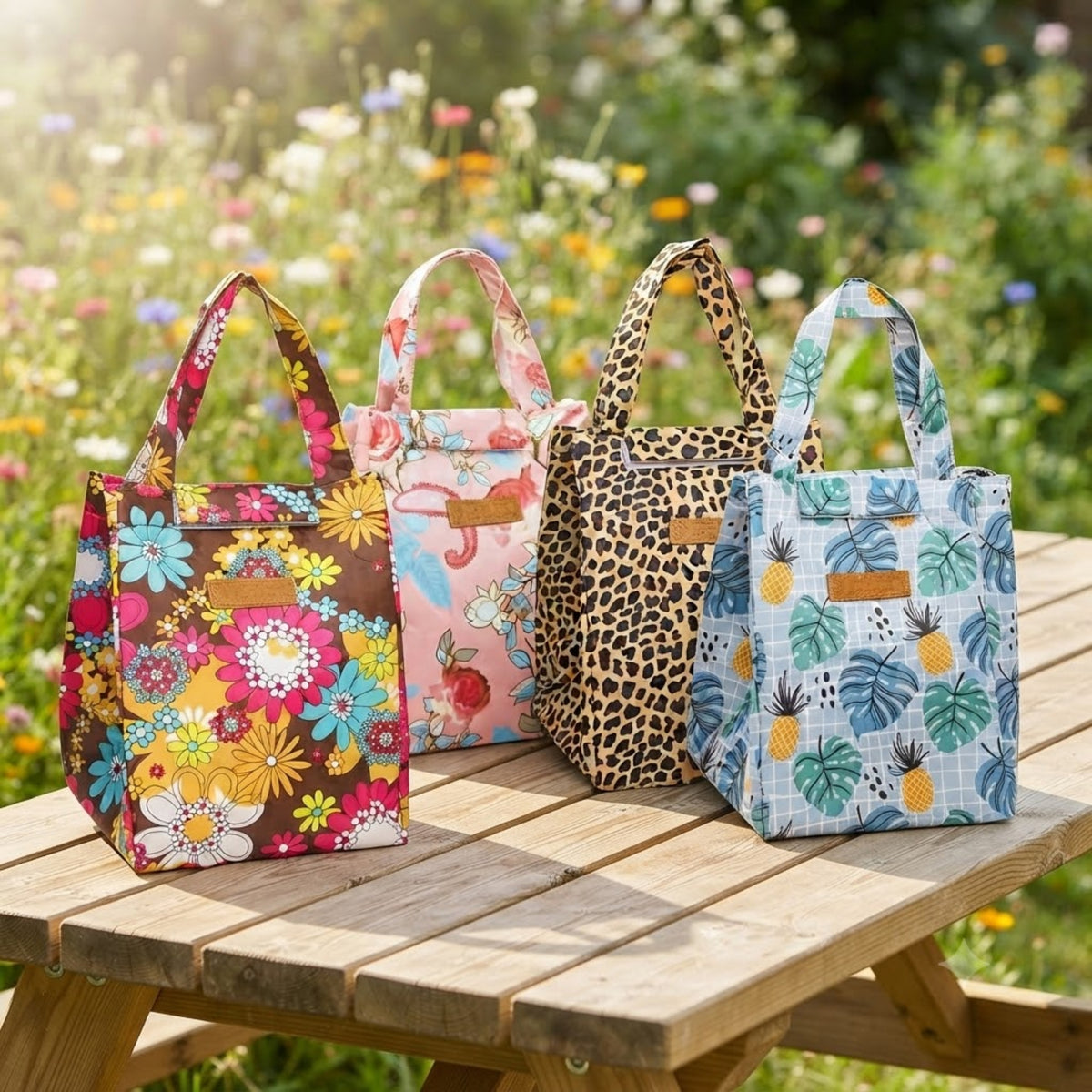 Canvas Tote Lunch Bag
