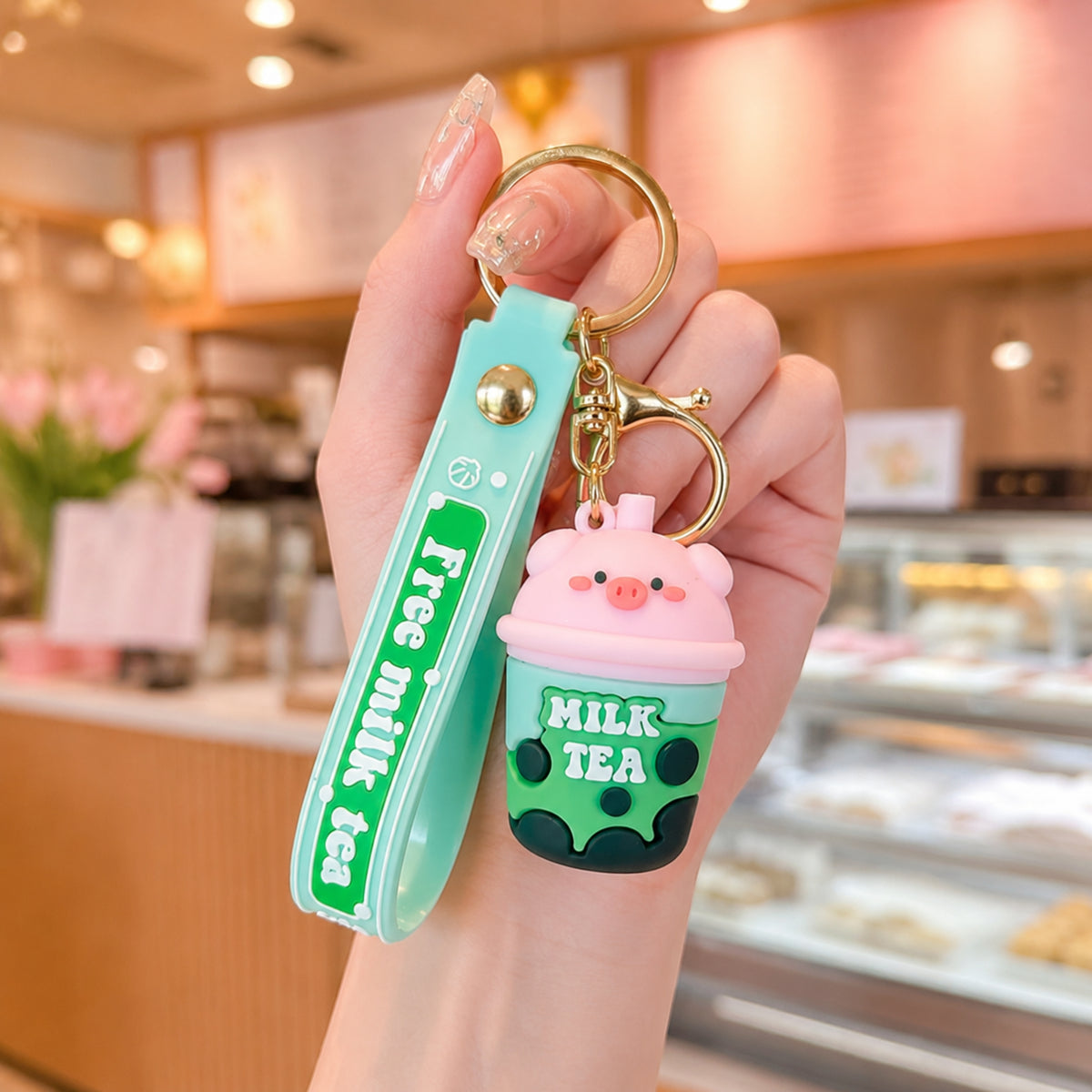Milk Tea Keychain