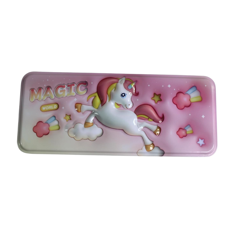 3D Pencil Box - Unicorn