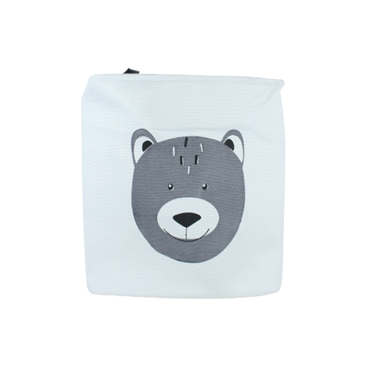 Round Laundry Toys Basket - Grey