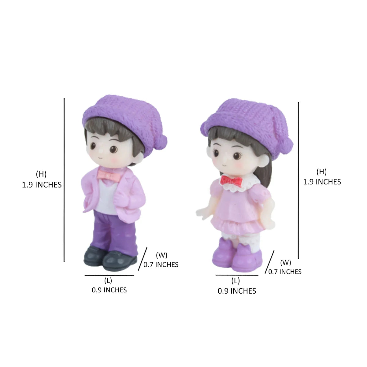 Set of 4 Couple Miniature