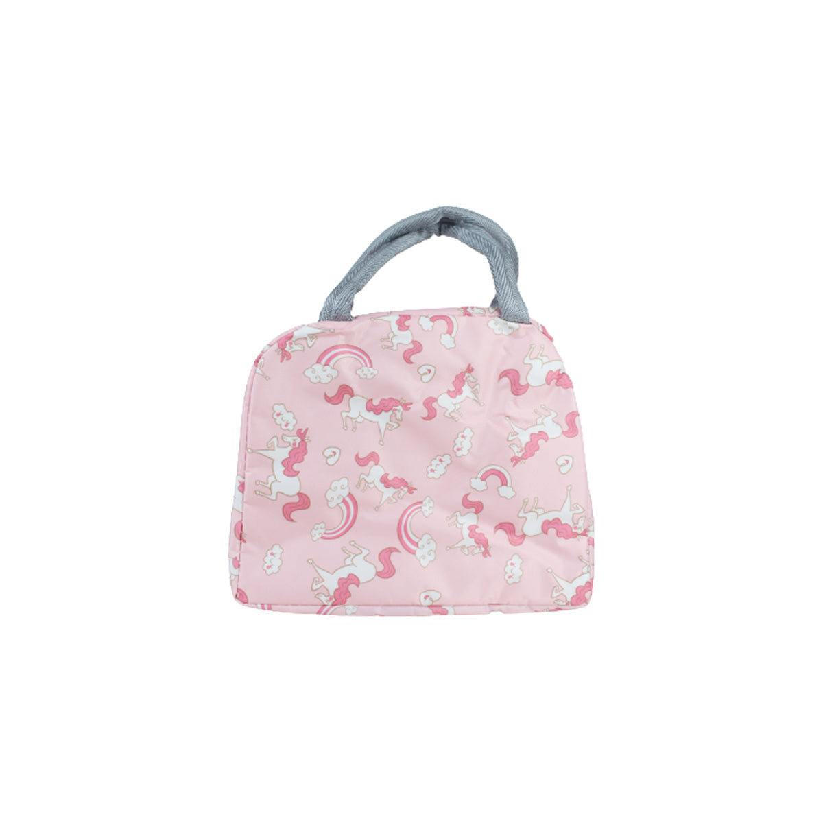 Insulated Lunch Bag with Padded Liner - Pink