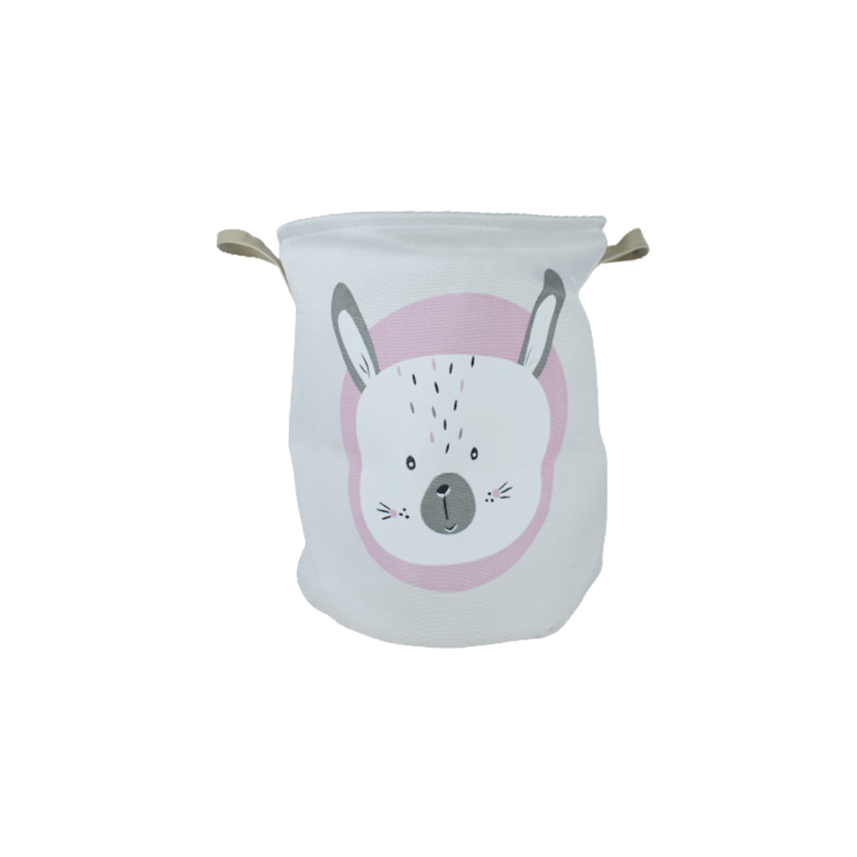 Round Laundry Toys Basket - Pink