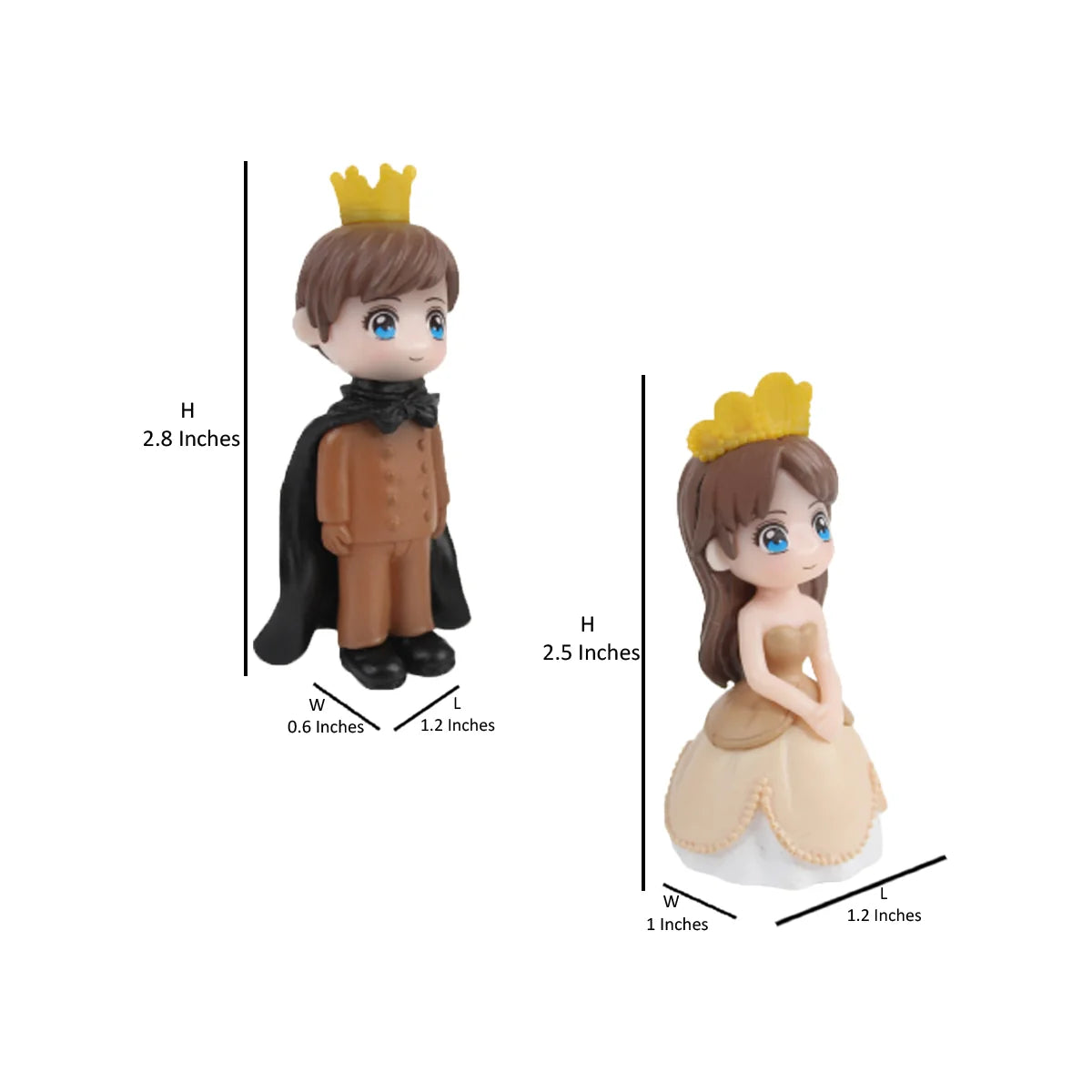 King & Queen Couple Miniature Set
