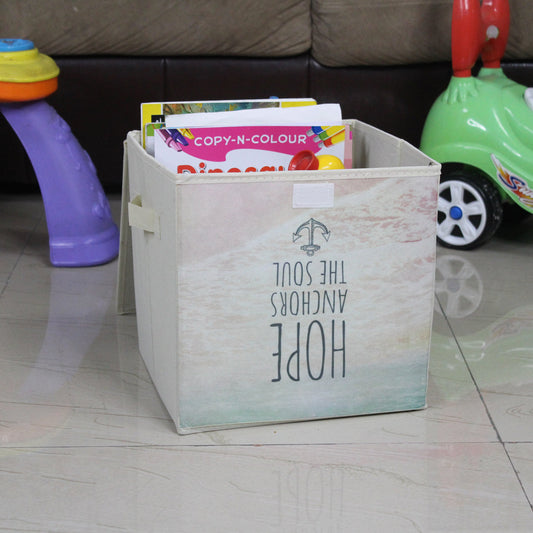 Fabric Storage Box with Lid - Style 10