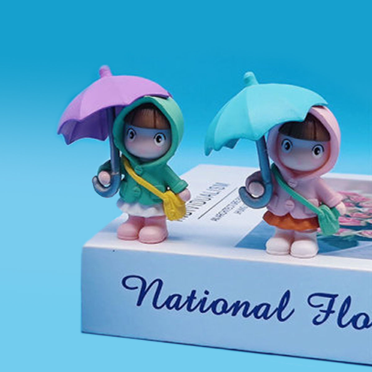 Umbrella Couple Miniature - Design 2