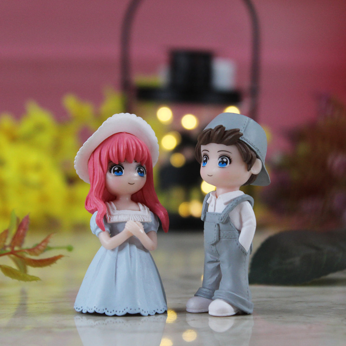 Dungaree Boy Couple Miniature - Design 2