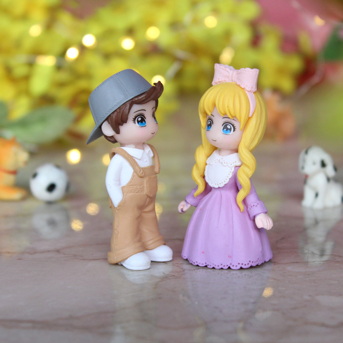 Dungaree Boy Couple Miniature - Design 1