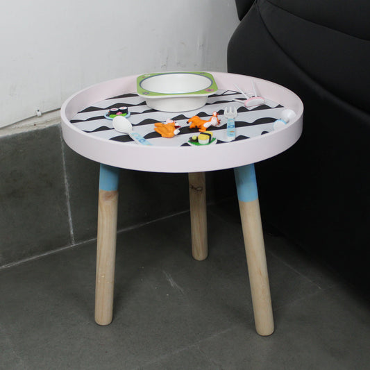 Kids Stool - Black & White