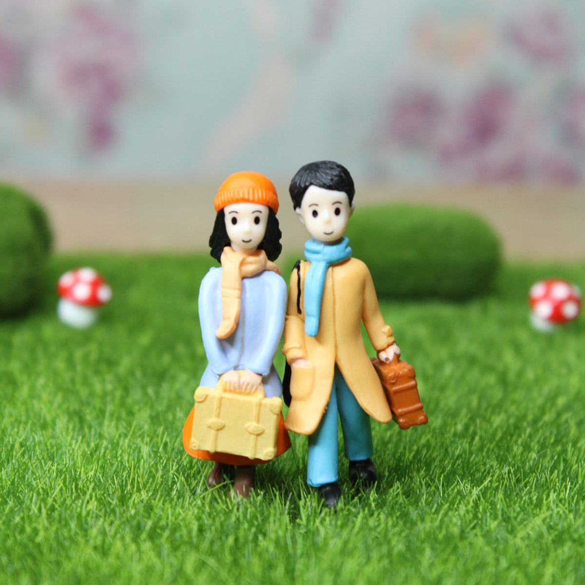Winter Couple Miniature