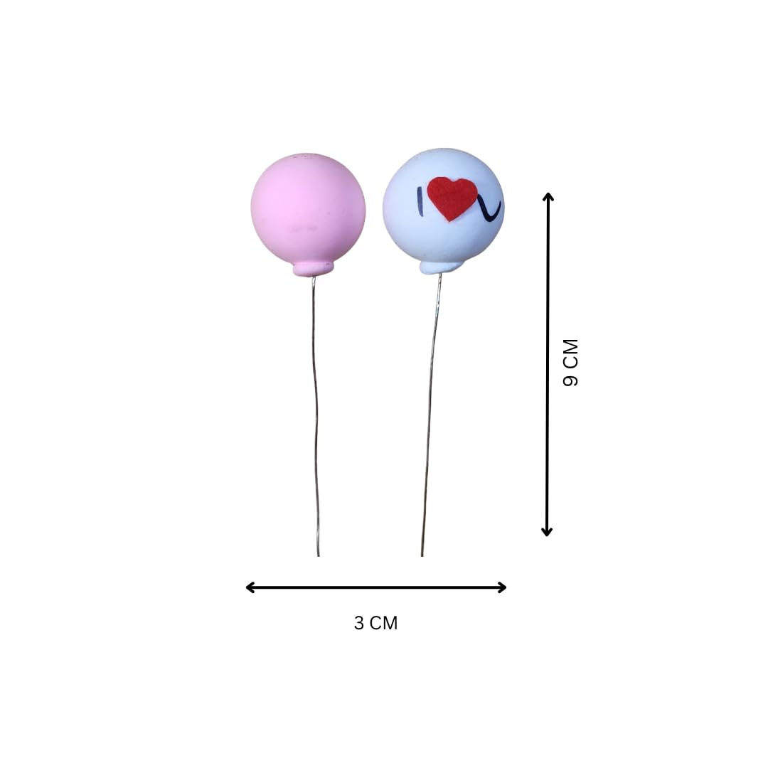 Decorative Balls Cake Topper Set
