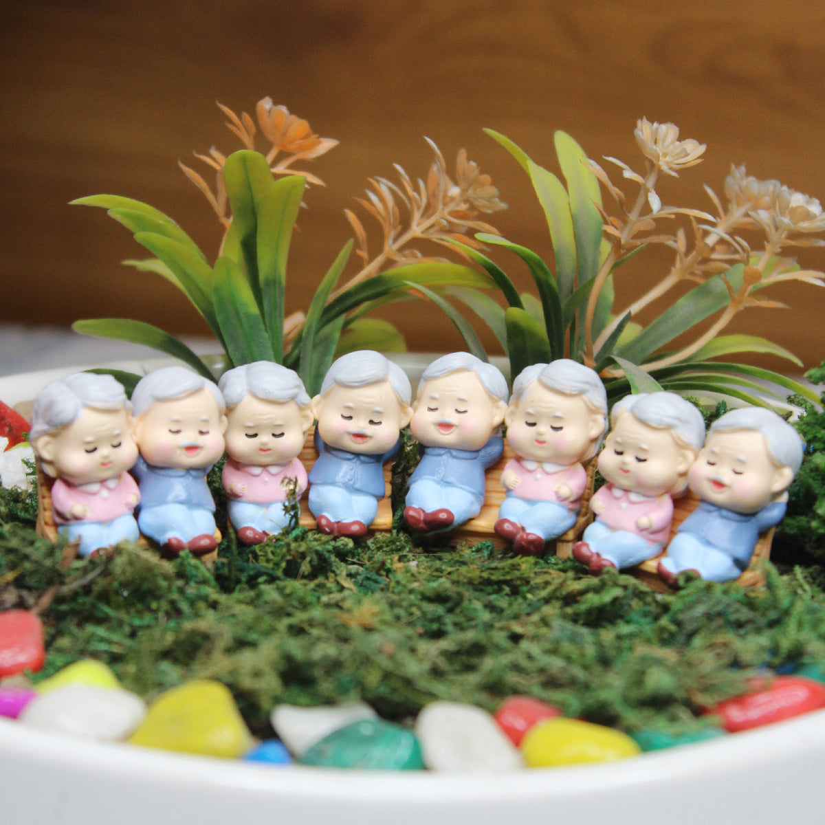 Grandma & Grandpa Miniature (Pack of 4)
