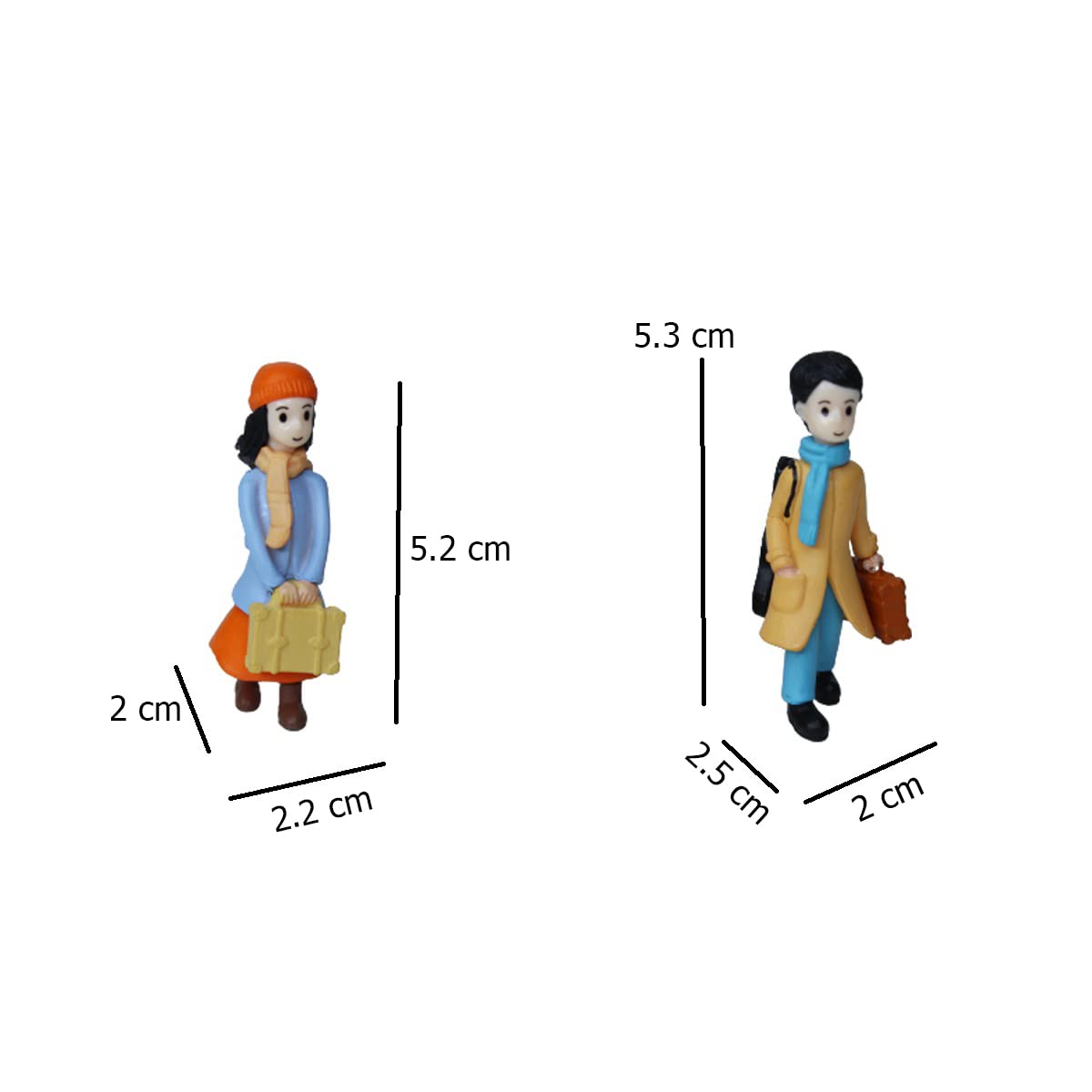 Winter Couple Miniature