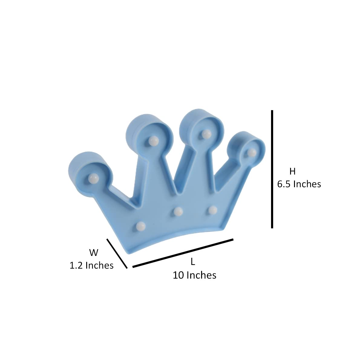 Crown LED wall Light-Blue