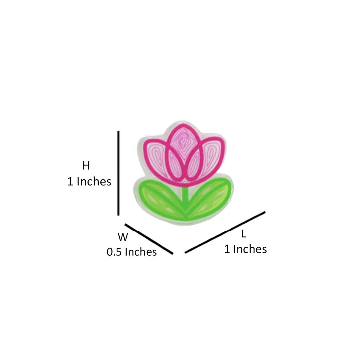 Acrylic 3D Sticker Set of 10