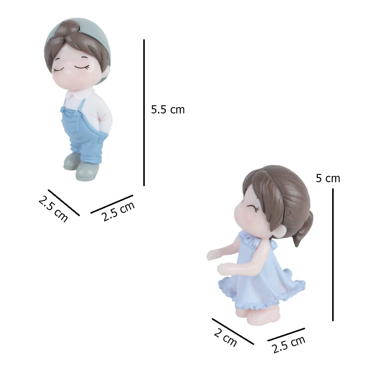 Kissing Cap Couple Miniature (Pink)
