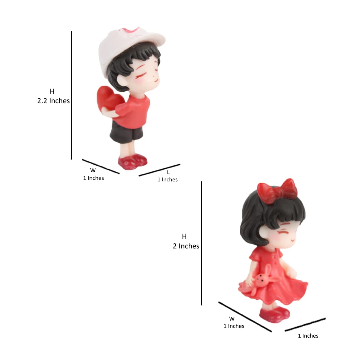 Forehead Kissing Couple Miniature