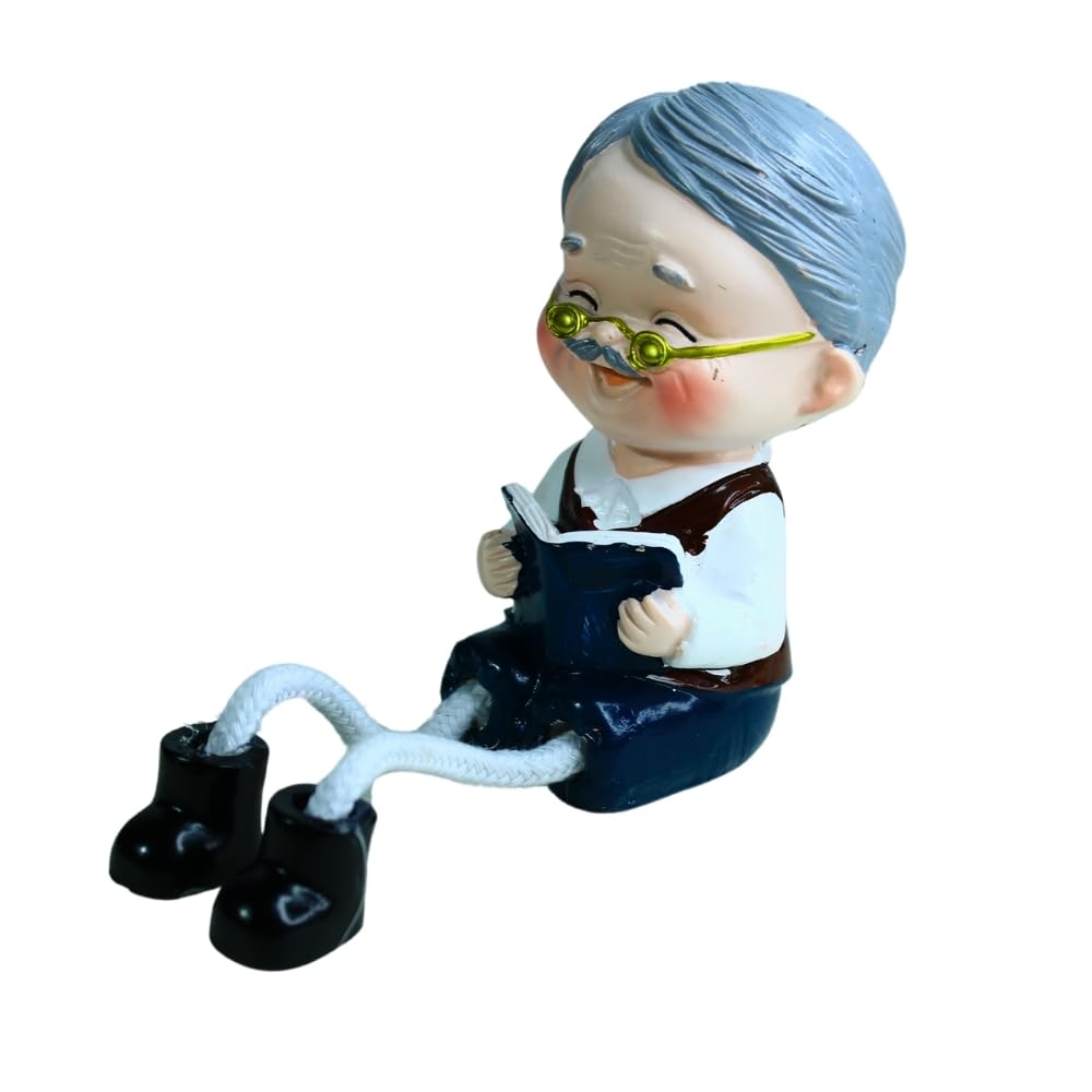 Grandparents & Grandkids Hanging Dolls (Set of 4)