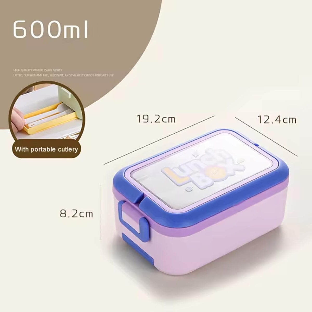 Leak-Proof Lunch Container 600ml