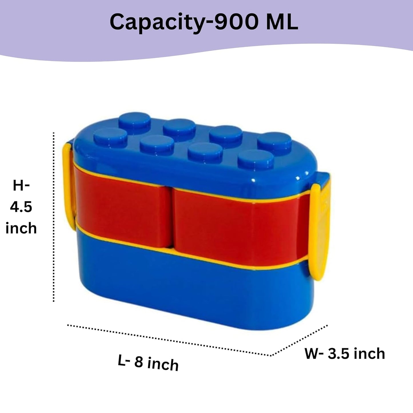 Plastic Lunch Box 900ml