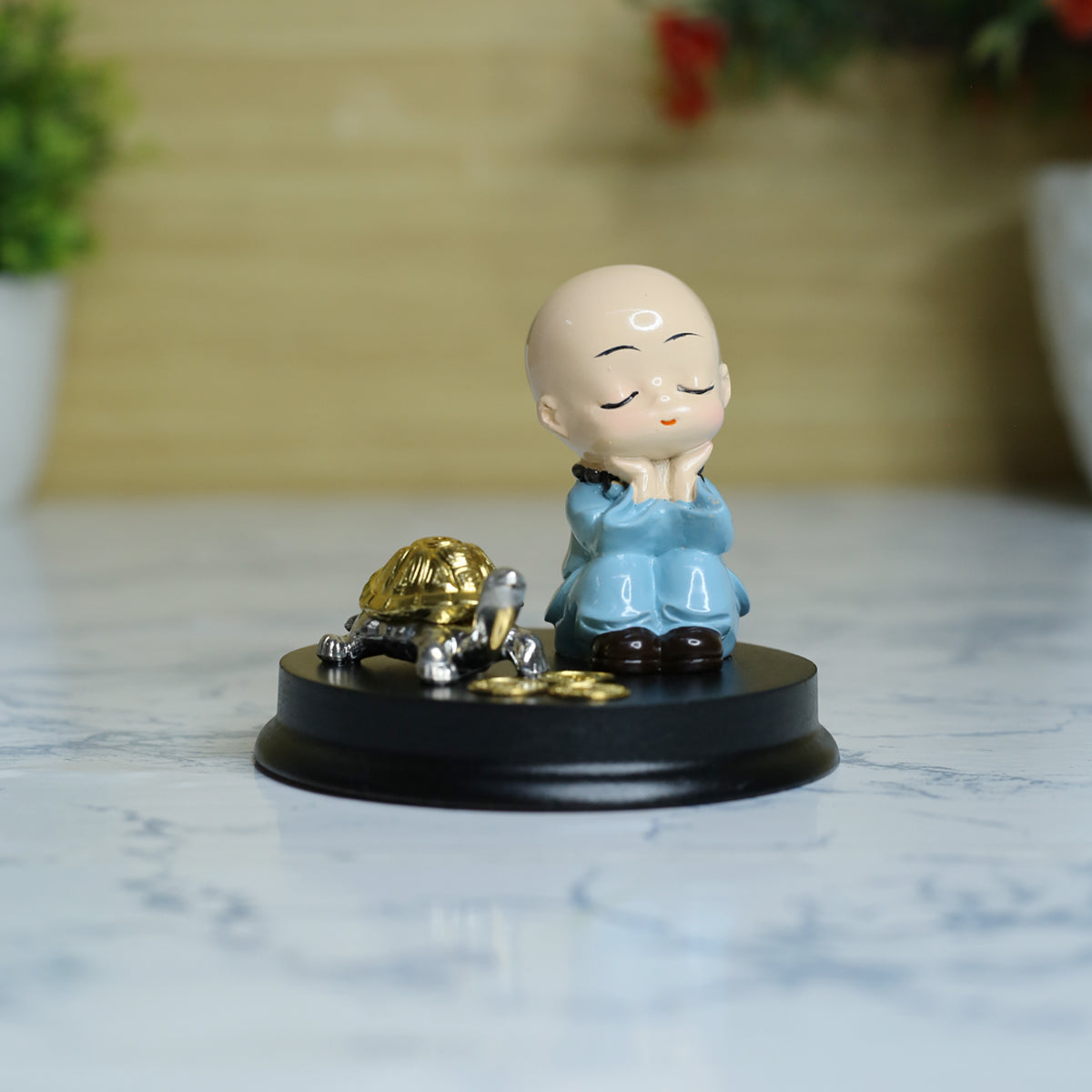 Relaxing monk incense stick stand