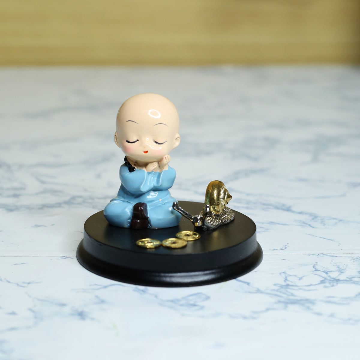 Sleeping monk incense stick stand