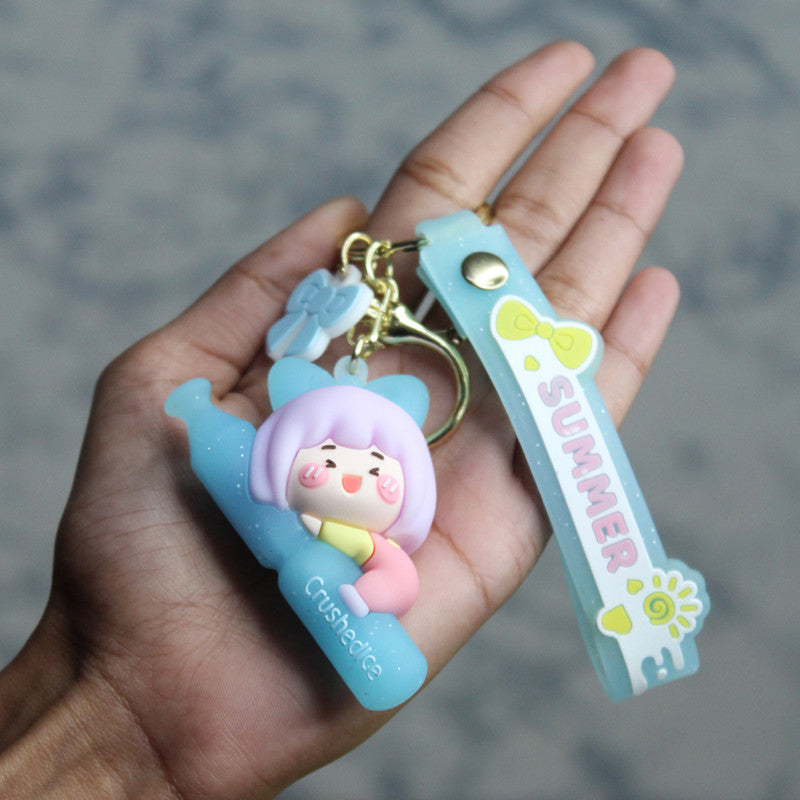 Summer Keychain - Blue