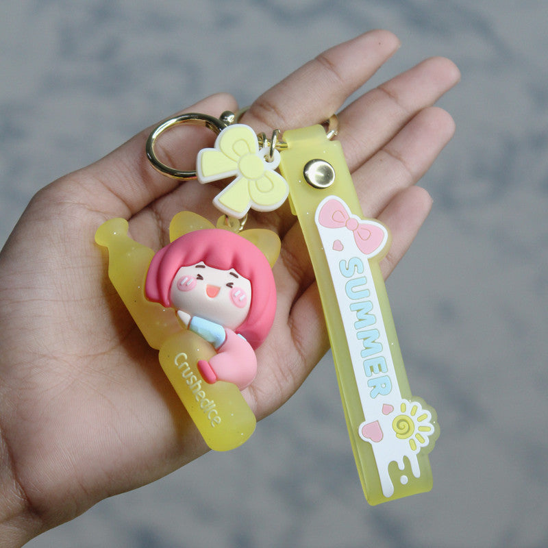 Summer Keychain - Yellow
