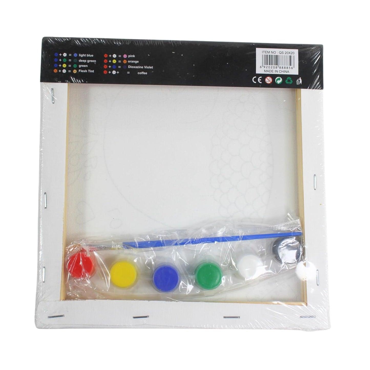 DIY Pre-Drawn Canvas Kit - Design 3