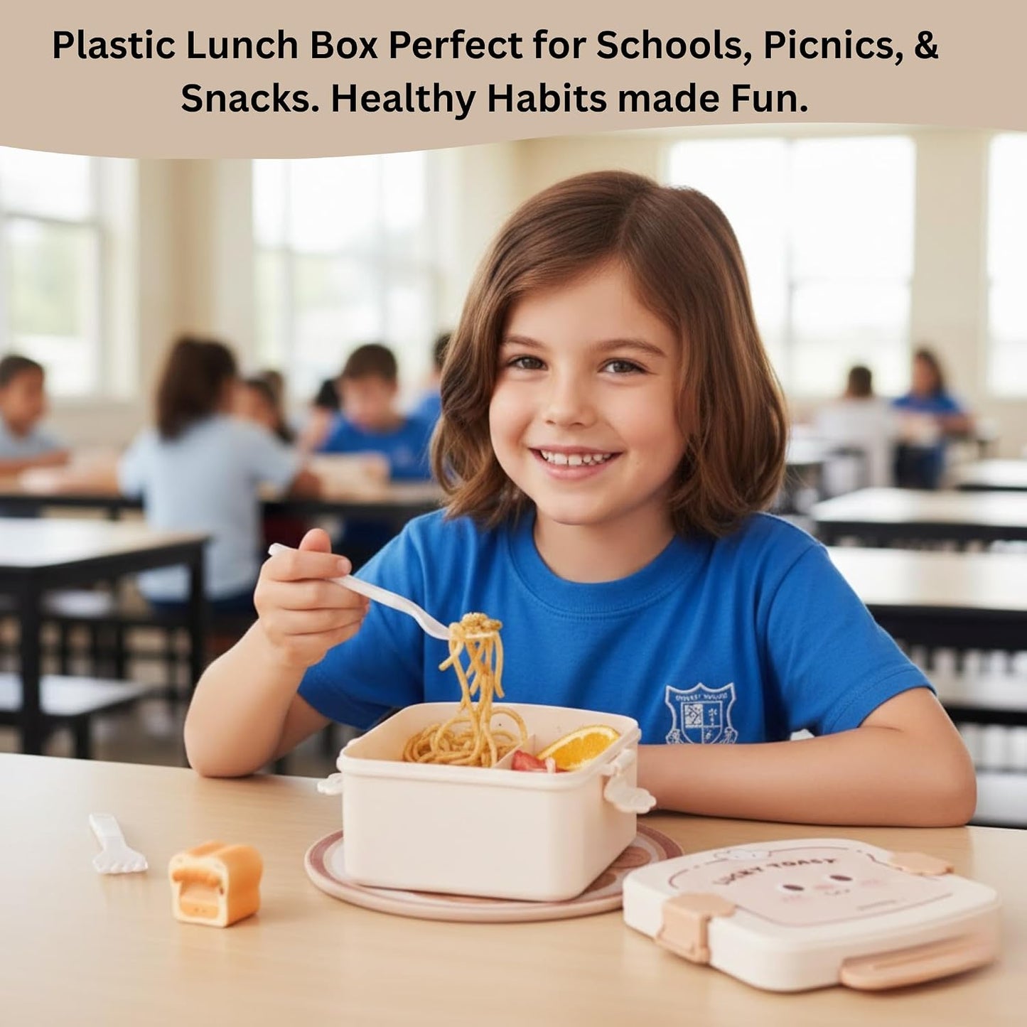 Plastic Lunch Box 1350ml