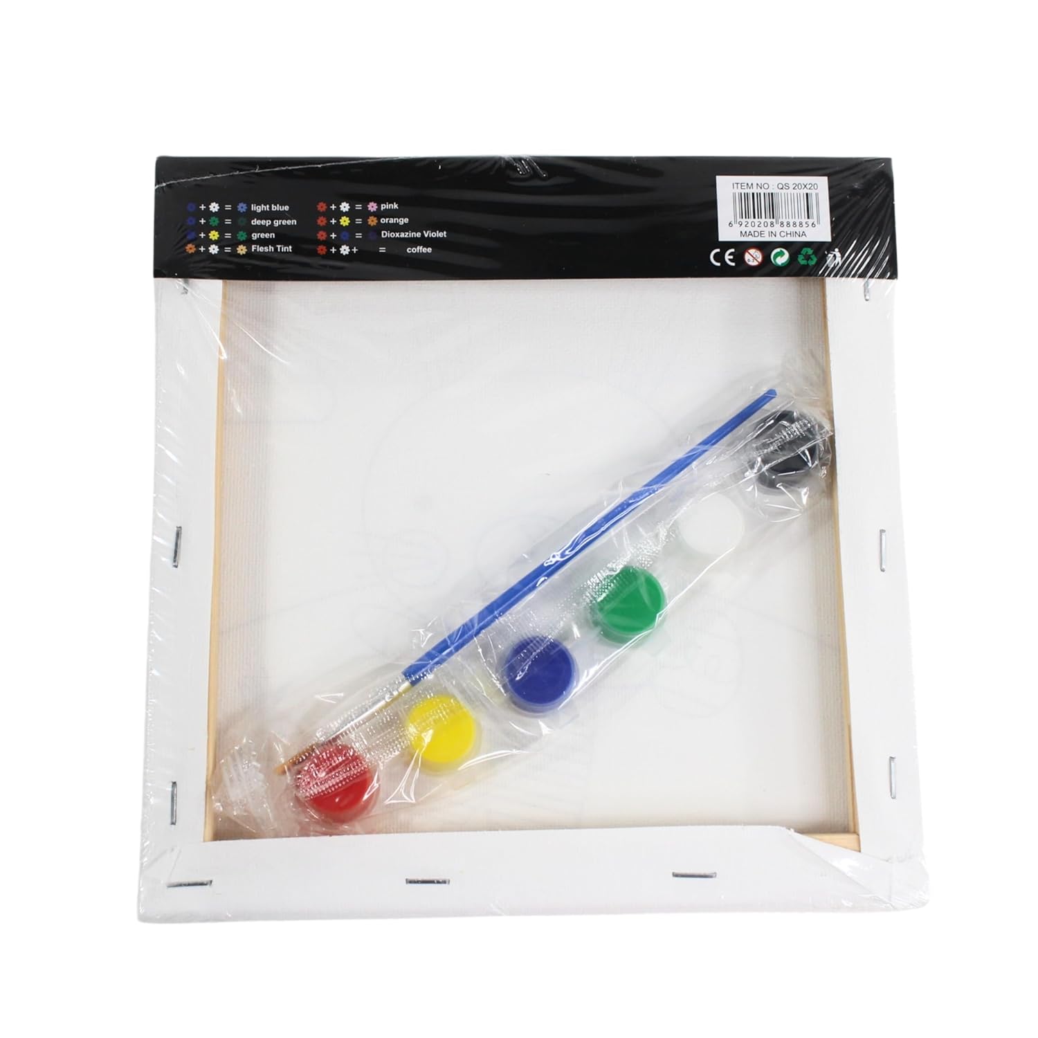 DIY Pre-Drawn Canvas Kit - Design 1