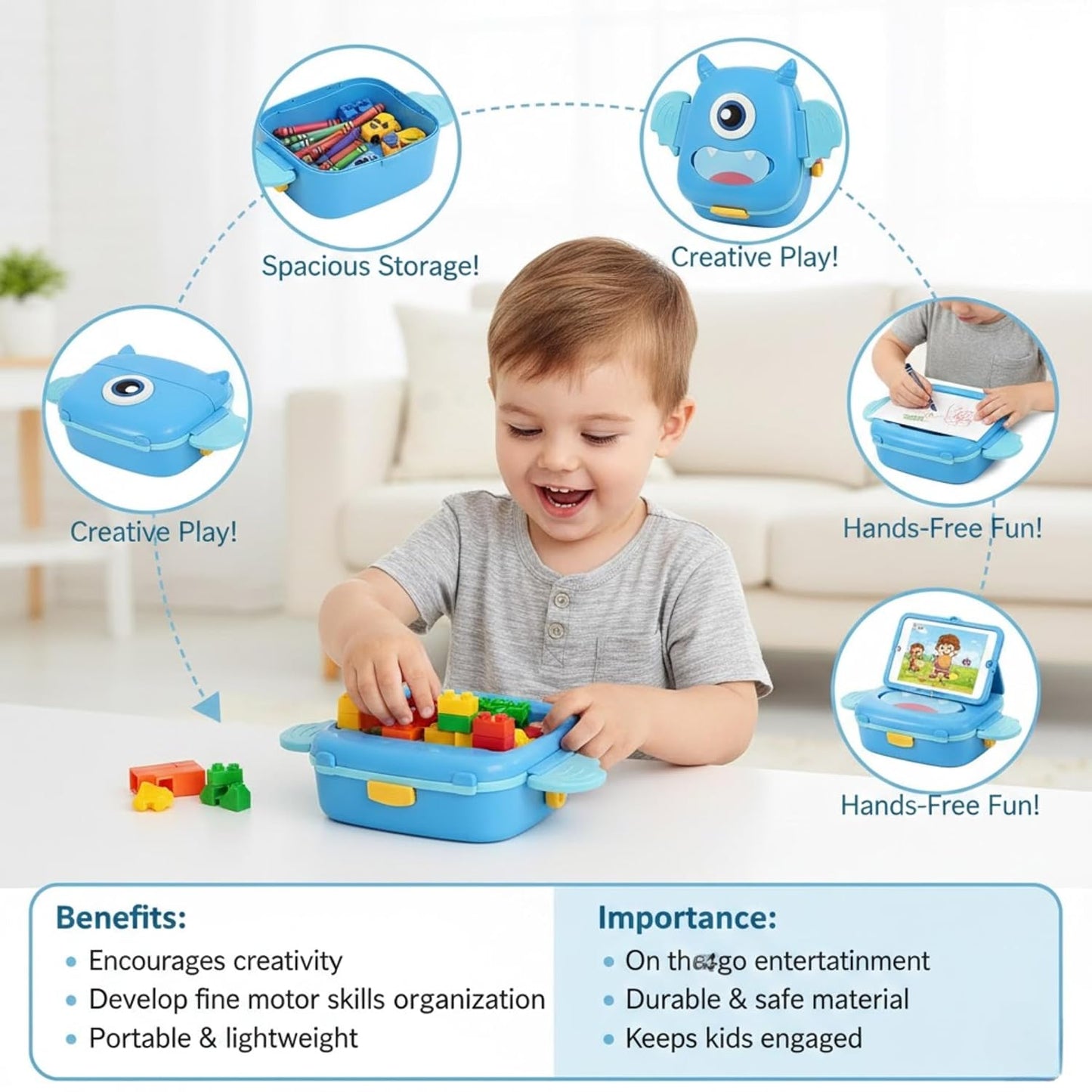 Monster Shape Lunch Box