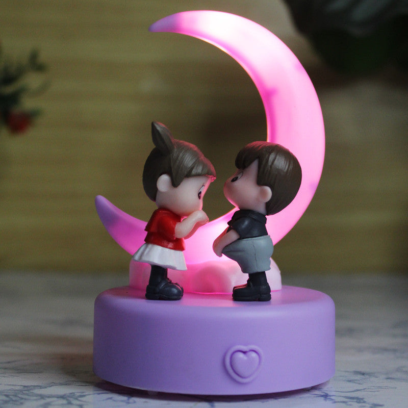Moon-Shaped LED Light - Design 1