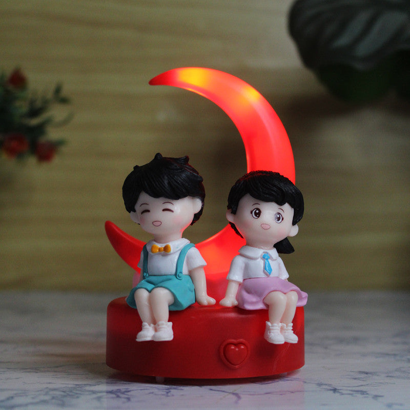 Moon-Shaped LED Light - Design 3