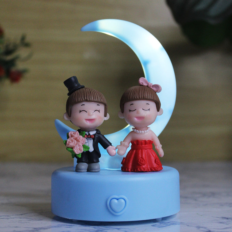Moon-Shaped LED Light - Design 4