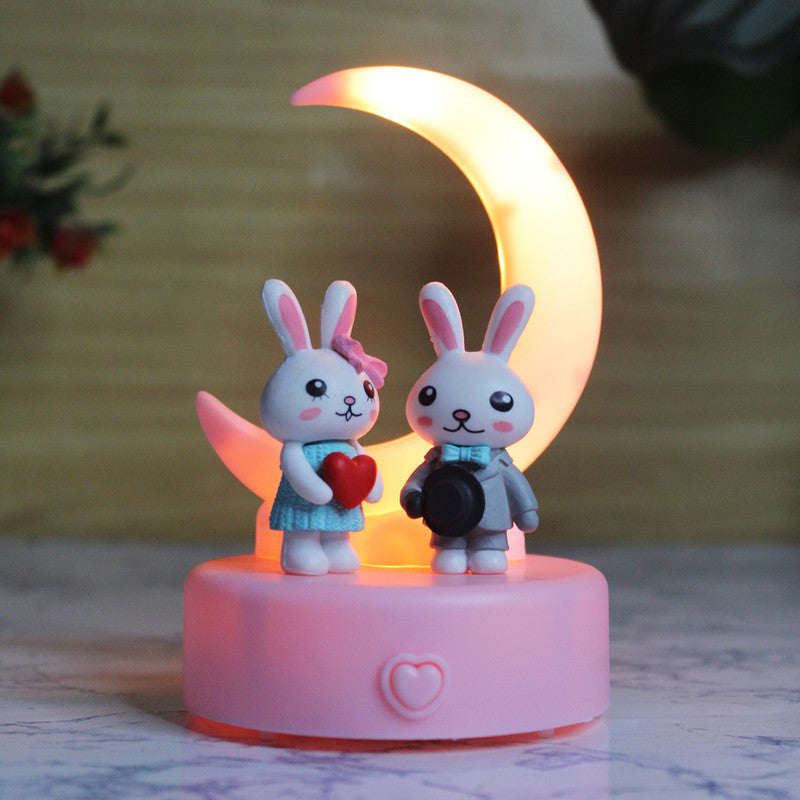 Moon-Shaped LED Light - Design 5