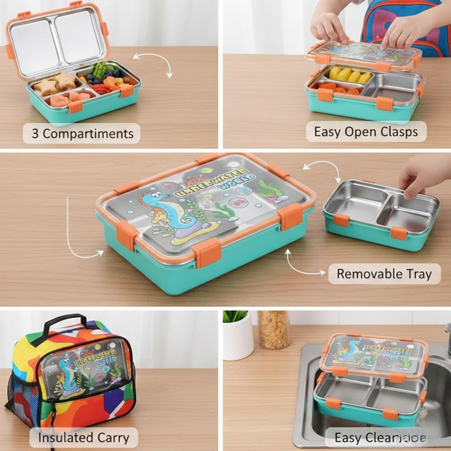Cartoon Bento Lunch Box