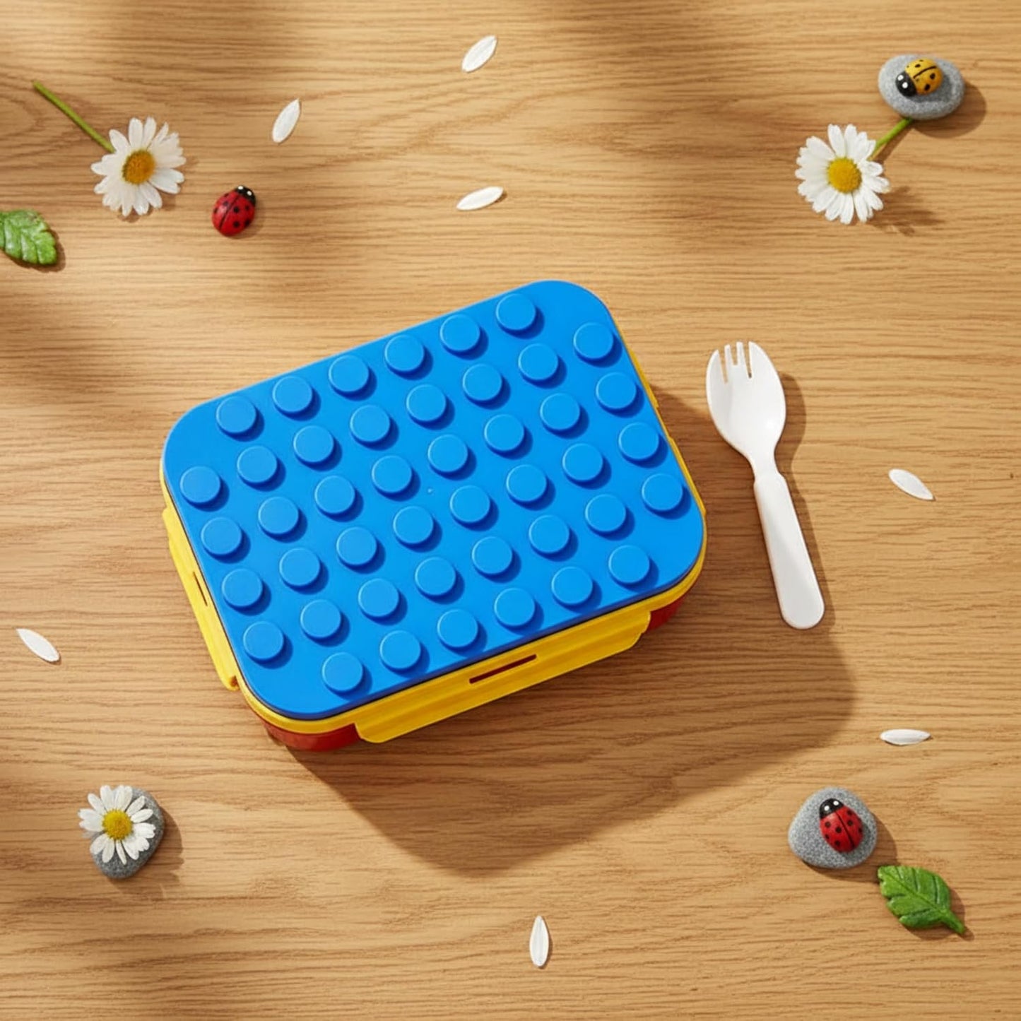 Plastic Tiffin Box 1150ml - Blue