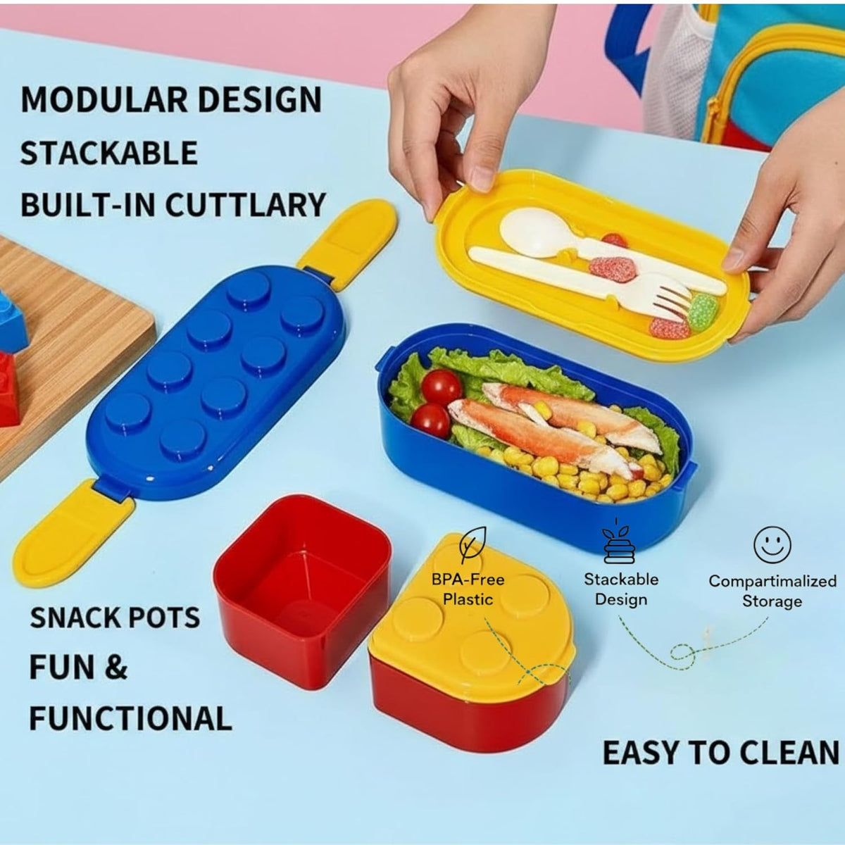 Plastic Lunch Box 900ml